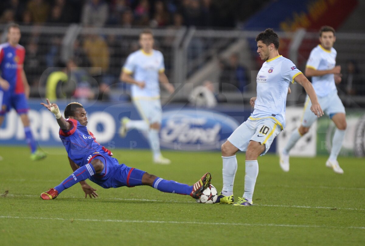 VIDEO+FOTO Dramă în prelungiri » Steaua a scăpat printre degete victoria la Basel, 1-1, şi mai are şanse minime să evite locul 4