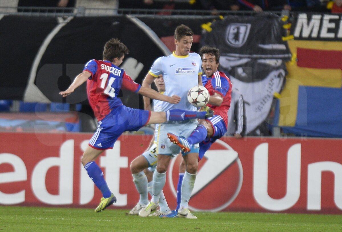 VIDEO+FOTO Dramă în prelungiri » Steaua a scăpat printre degete victoria la Basel, 1-1, şi mai are şanse minime să evite locul 4