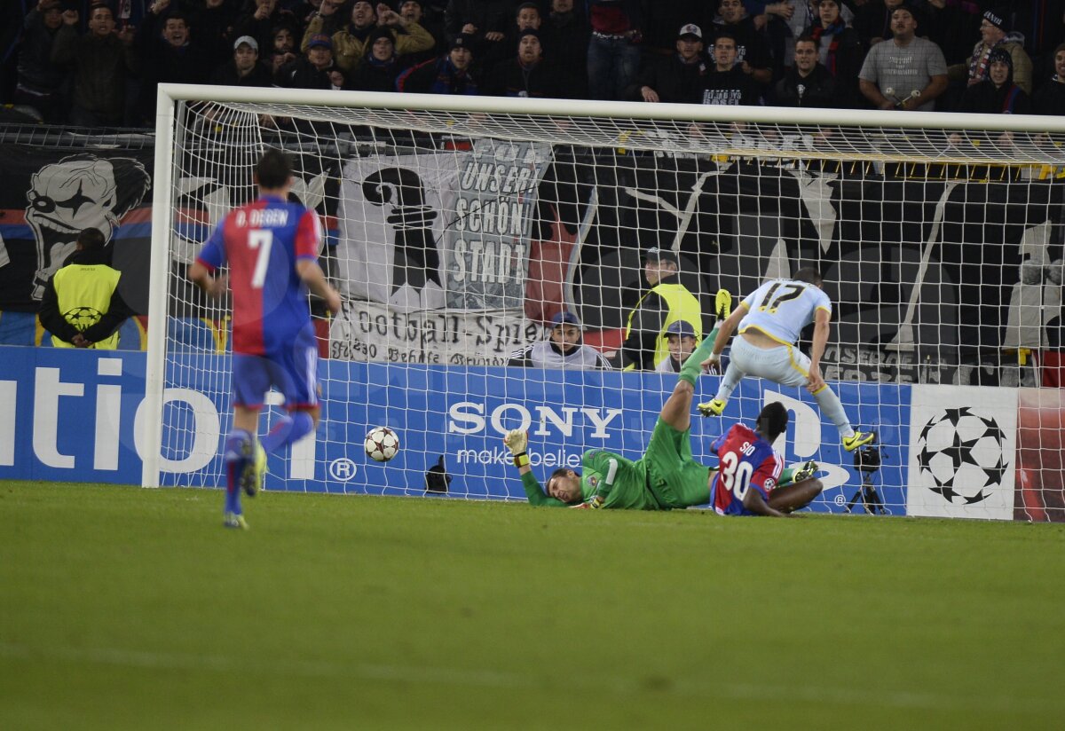 VIDEO+FOTO Dramă în prelungiri » Steaua a scăpat printre degete victoria la Basel, 1-1, şi mai are şanse minime să evite locul 4