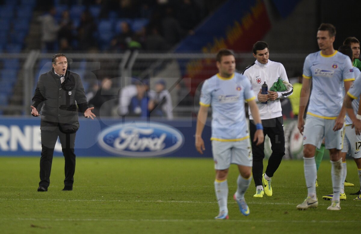 VIDEO+FOTO Dramă în prelungiri » Steaua a scăpat printre degete victoria la Basel, 1-1, şi mai are şanse minime să evite locul 4