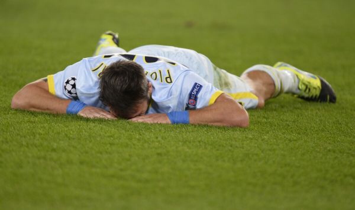 VIDEO+FOTO Dramă în prelungiri » Steaua a scăpat printre degete victoria la Basel, 1-1, şi mai are şanse minime să evite locul 4