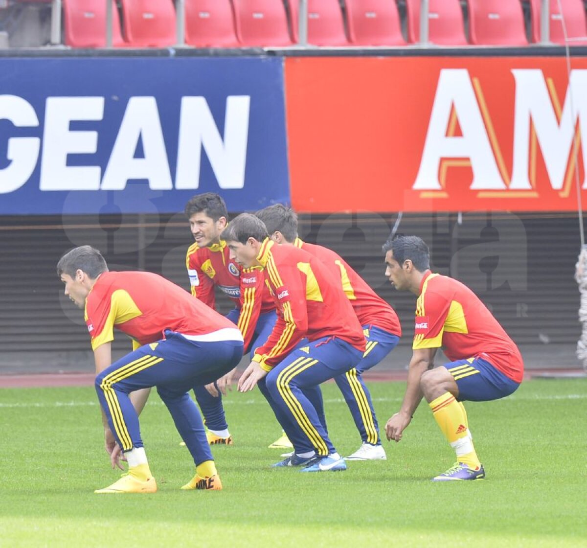 GALERIE FOTO Tricolorii la antrenamentul oficial dinainte de Grecia-România » Veste excelentă pentru Victor Piţurcă