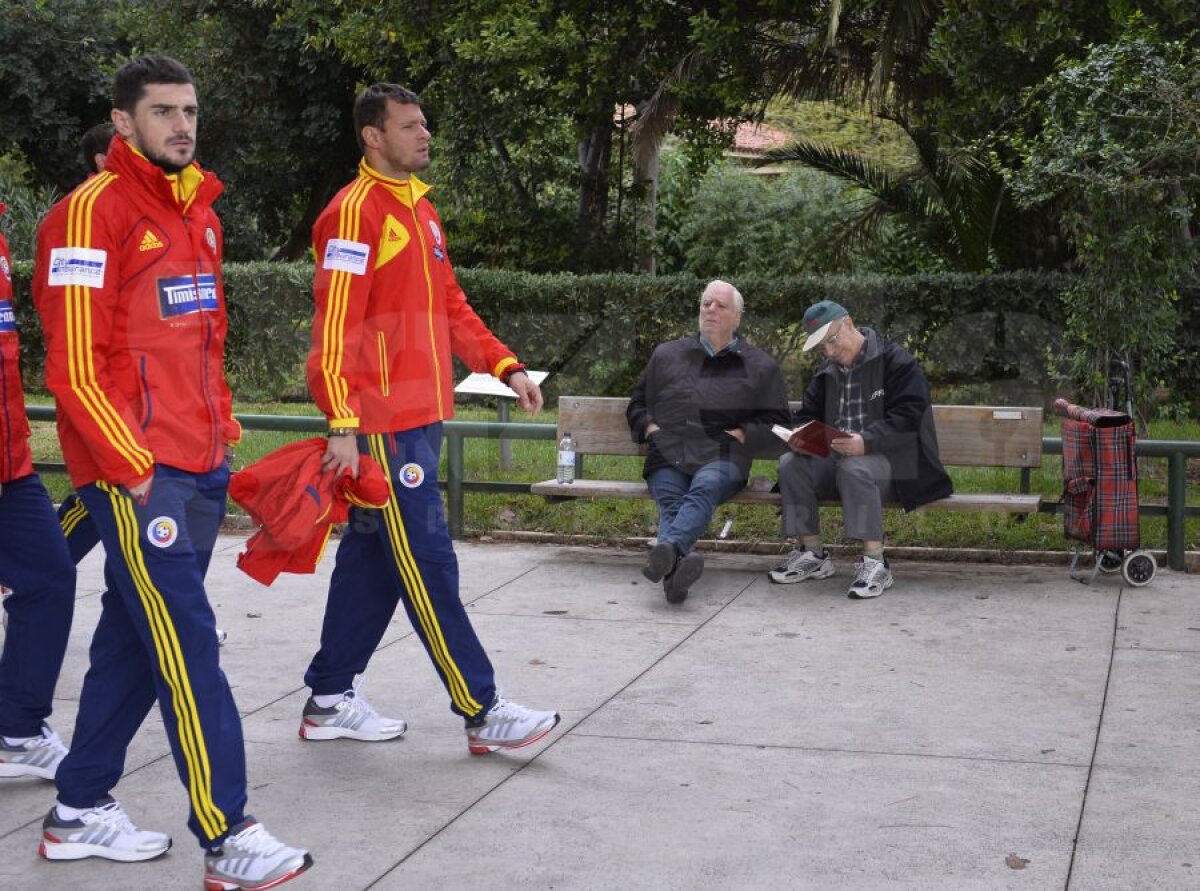 FOTO GSP.RO te ţine la curent cu tot ce se întîmplă în Grecia » Tricolorii au ieşit la încălzire