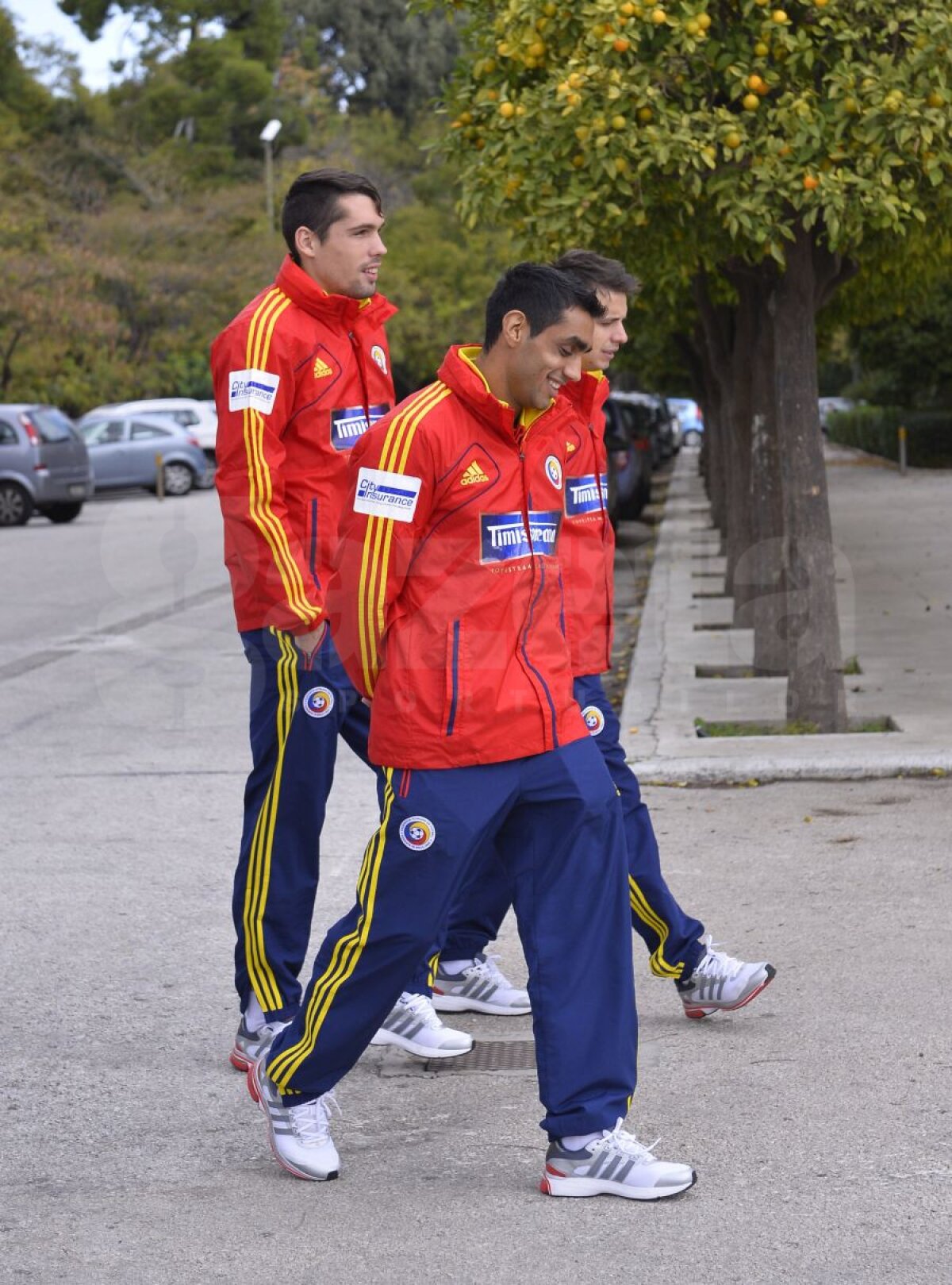 FOTO GSP.RO te ţine la curent cu tot ce se întîmplă în Grecia » Tricolorii au ieşit la încălzire