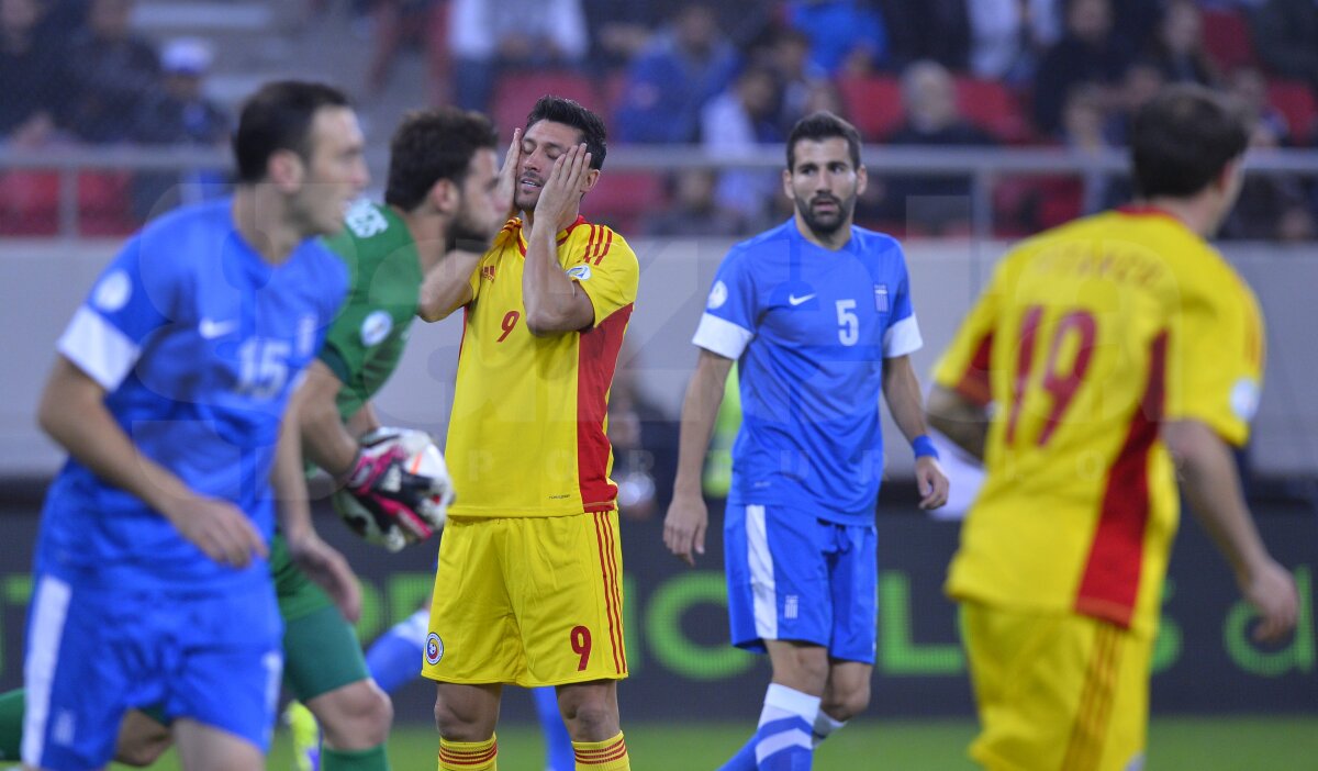 VIDEO şi FOTO De doi bani speranţă » România a fost surclasată în Grecia, 1-3! Ne mai agăţăm doar de golul lui Stancu