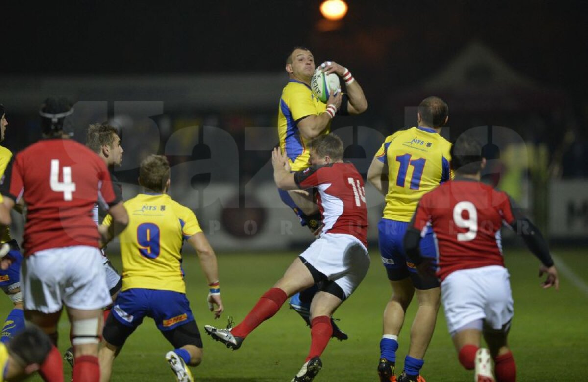 GALERIE FOTO Naţionala de rugby a României a învins Canada într-un amical, 21-20