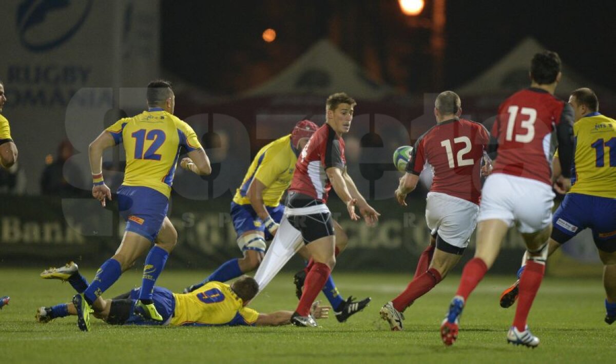GALERIE FOTO Naţionala de rugby a României a învins Canada într-un amical, 21-20