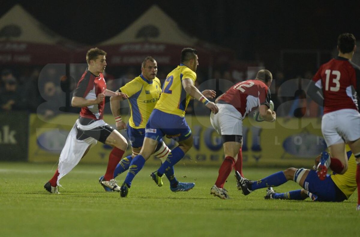 GALERIE FOTO Naţionala de rugby a României a învins Canada într-un amical, 21-20