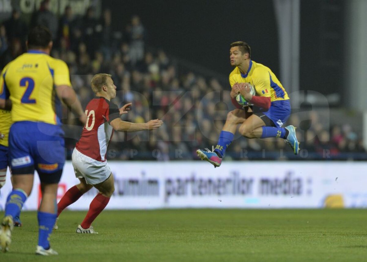 GALERIE FOTO Naţionala de rugby a României a învins Canada într-un amical, 21-20
