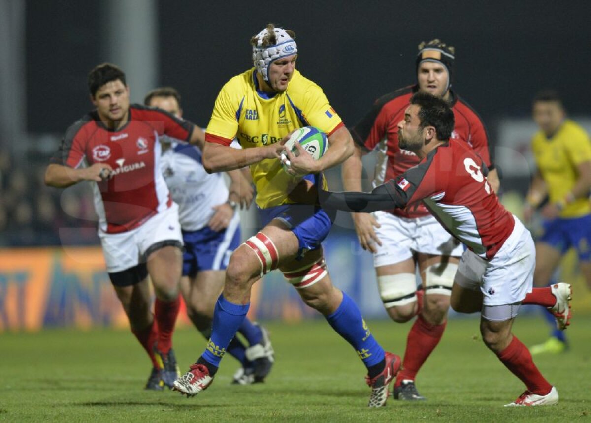 GALERIE FOTO Naţionala de rugby a României a învins Canada într-un amical, 21-20
