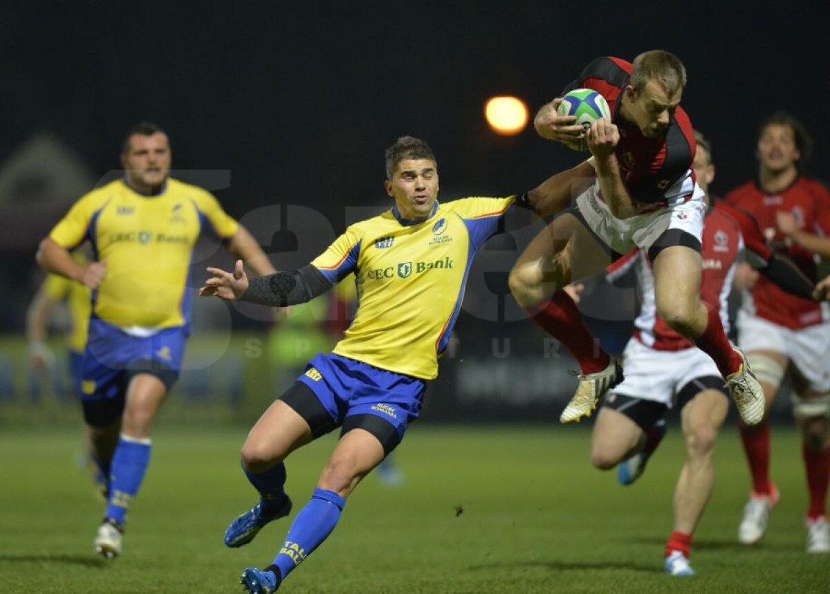 GALERIE FOTO Naţionala de rugby a României a învins Canada într-un amical, 21-20