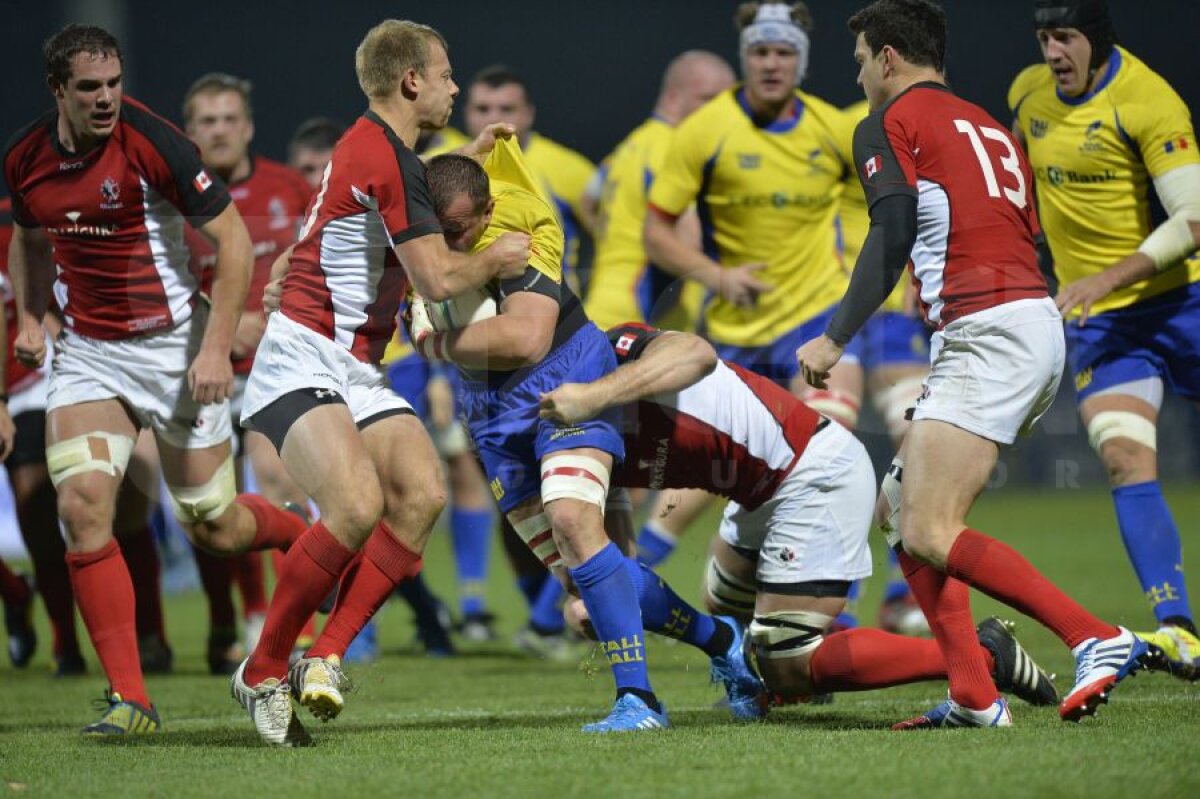 GALERIE FOTO Naţionala de rugby a României a învins Canada într-un amical, 21-20