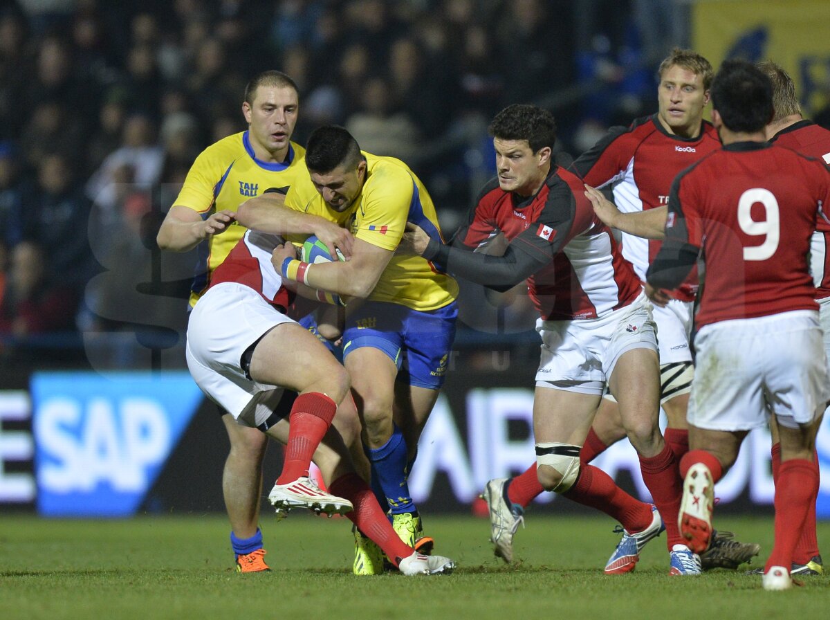 GALERIE FOTO Naţionala de rugby a României a învins Canada într-un amical, 21-20