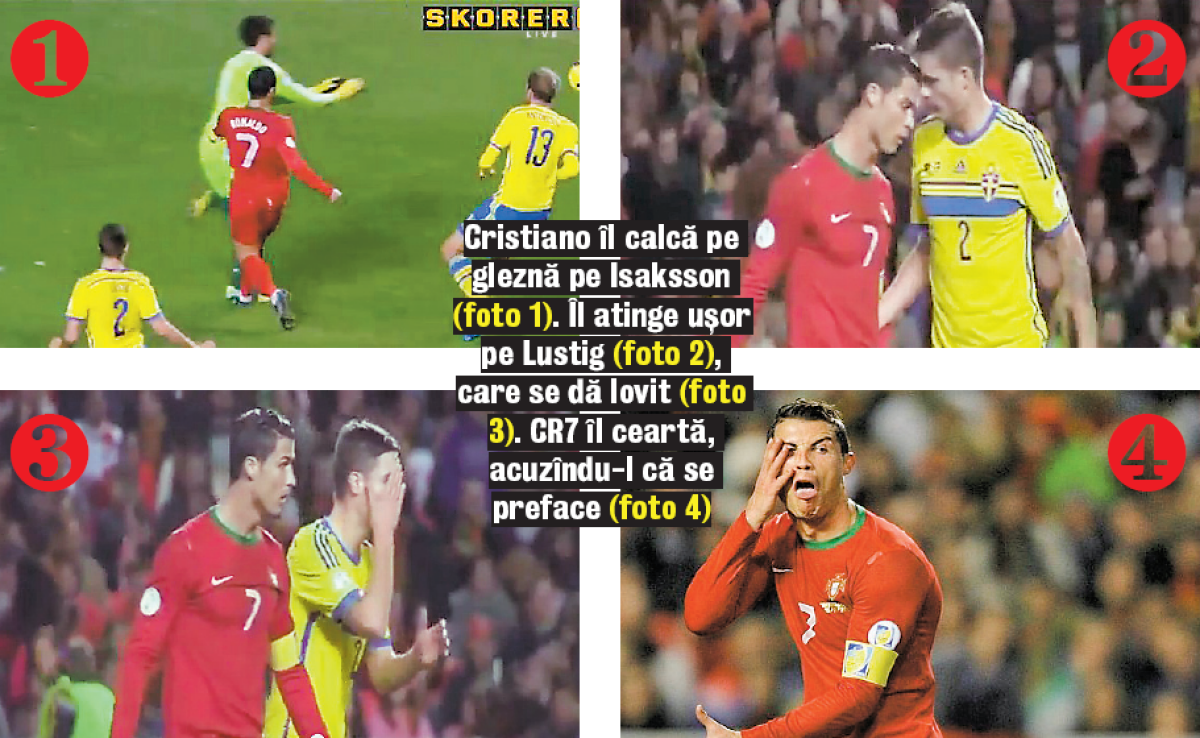 VIDEO Presa scandinavă îl face praf pe Ronaldo, susţinînd că trebuia eliminat: ”Murdar, insolent, plîngăcios”