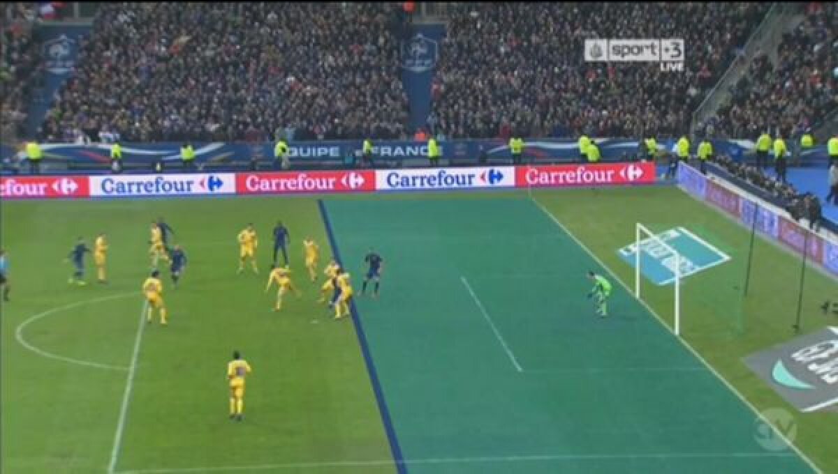 VIDEO Les Formidables » Franţa a defilat cu Ucraina, 3-0, şi merge în Brazilia