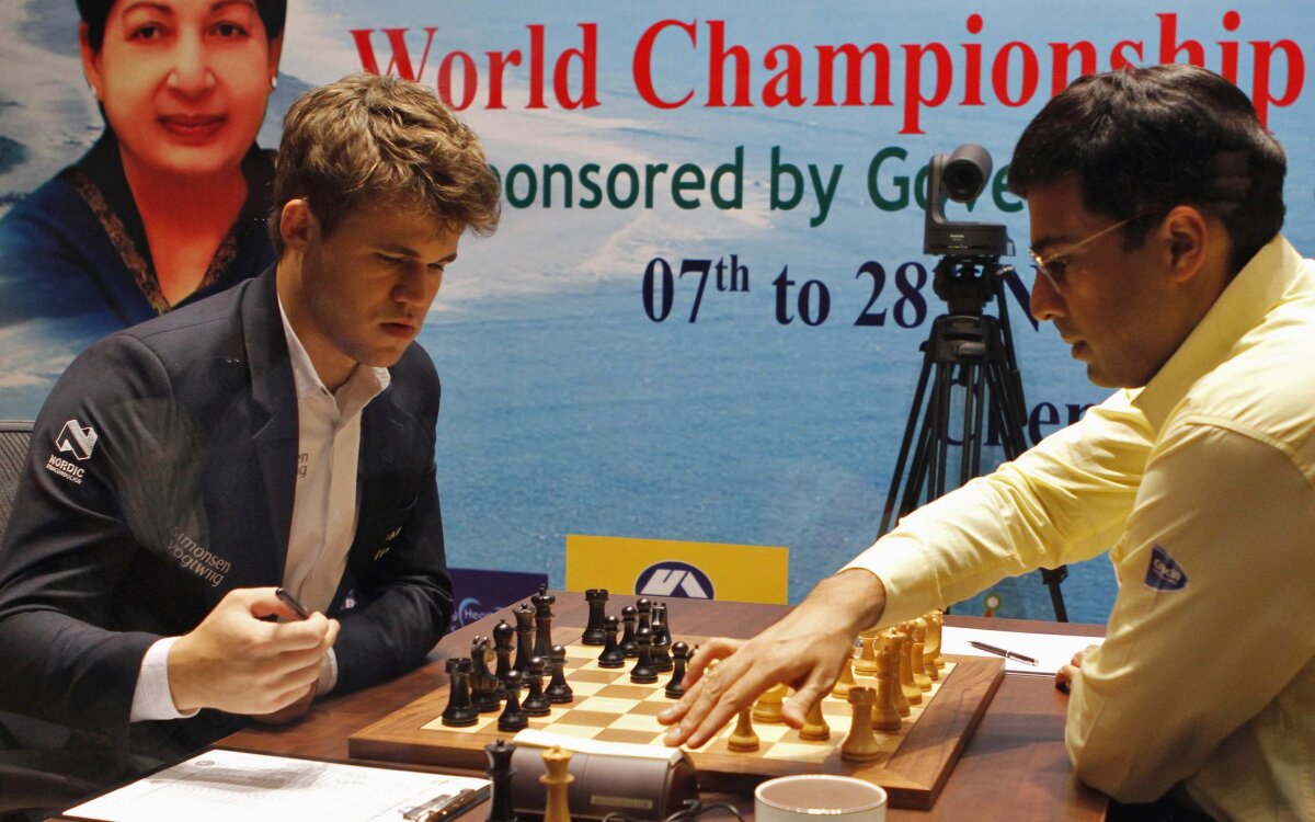 FOTO&VIDEO Magnus Carlsen este noul campion mondial de şah » Cine este norvegianul comparat cu Garry Kasparov