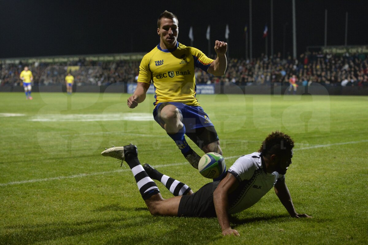 FOTO Primul eşec » Naţionala de rugby a României a fost învinsă de Fiji, 26-7