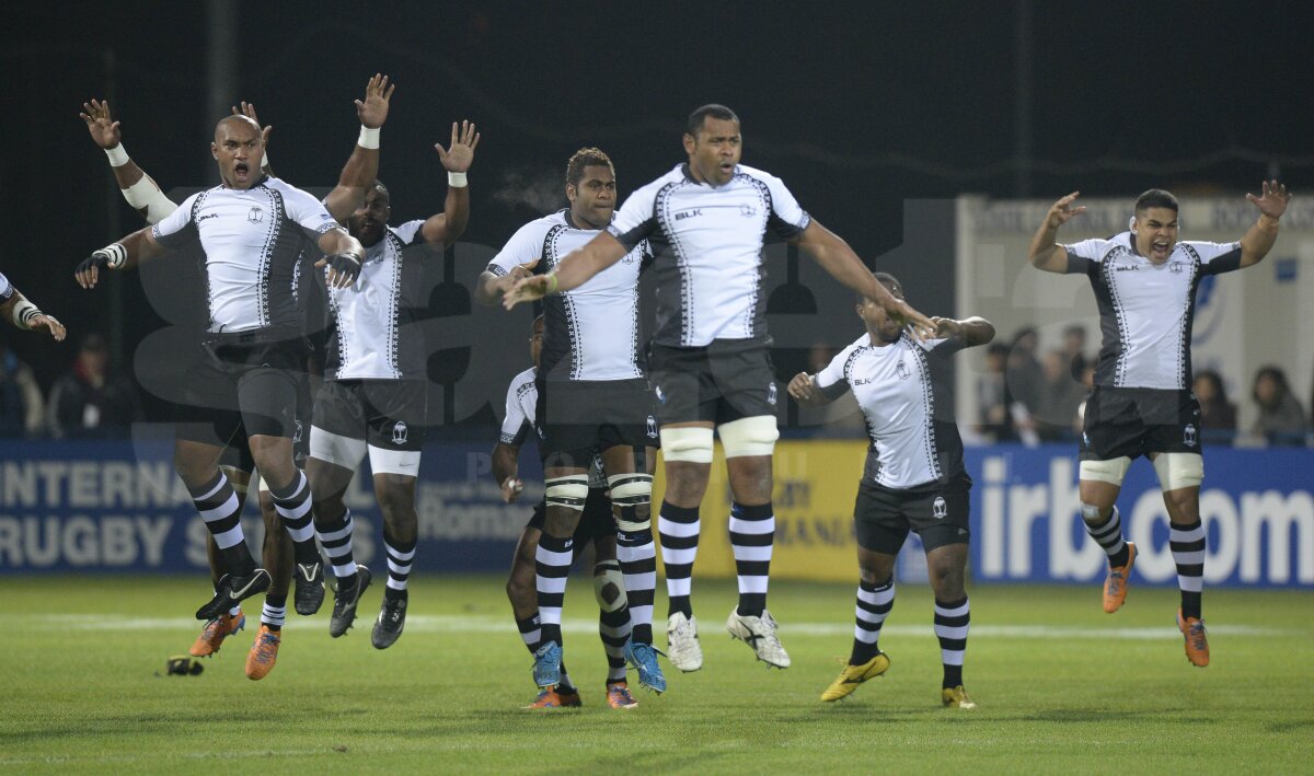 FOTO Primul eşec » Naţionala de rugby a României a fost învinsă de Fiji, 26-7