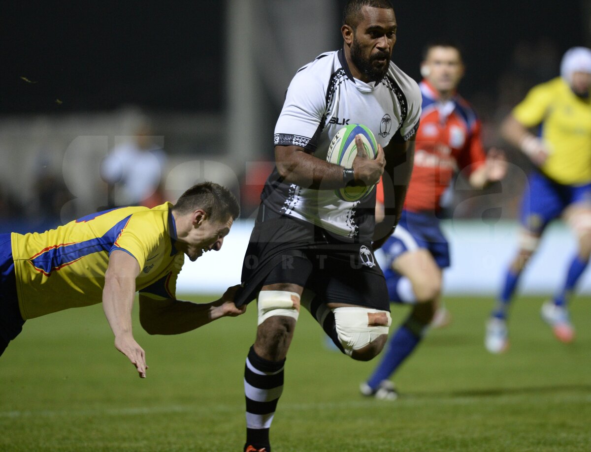 FOTO Primul eşec » Naţionala de rugby a României a fost învinsă de Fiji, 26-7