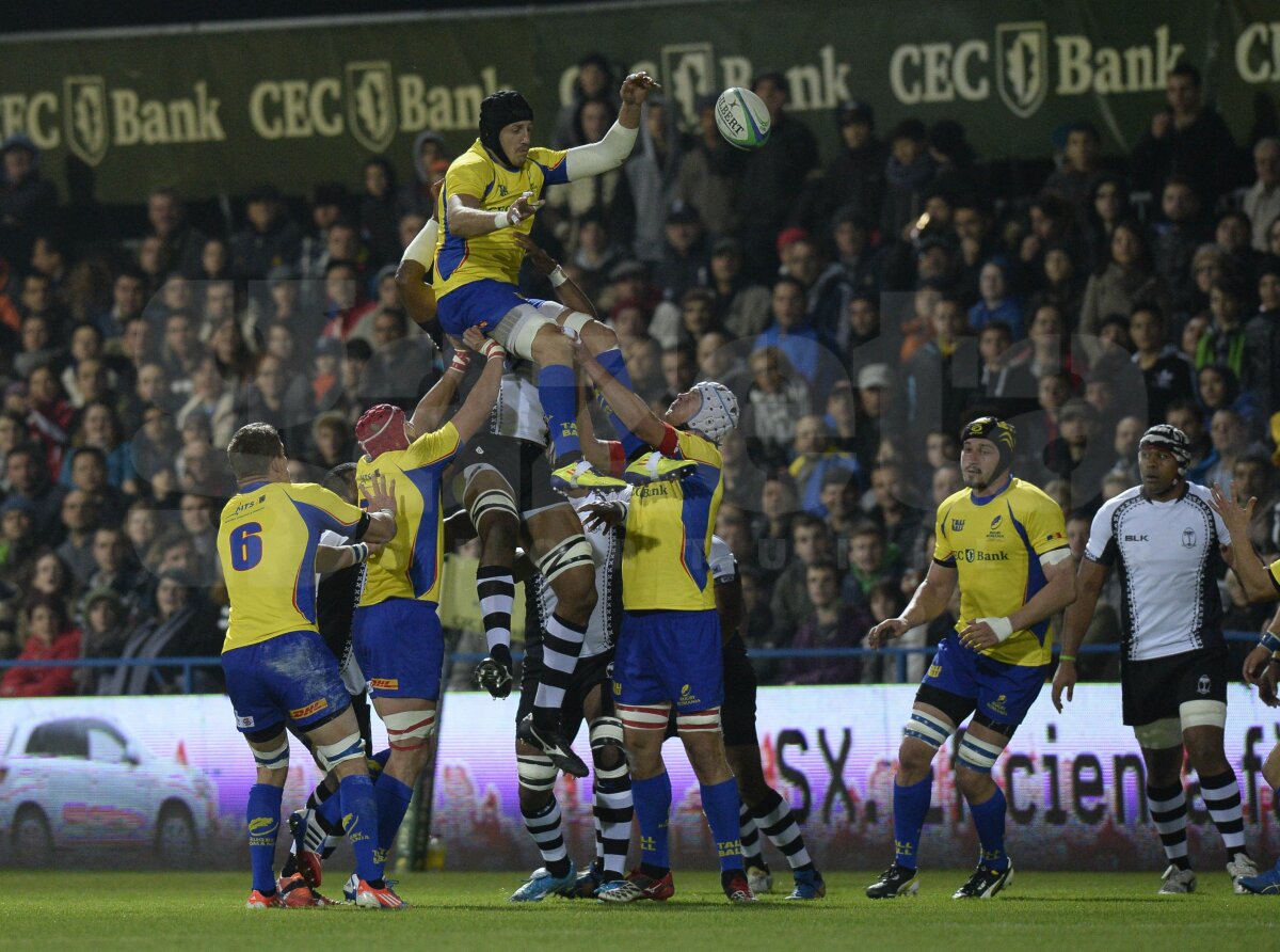 FOTO Primul eşec » Naţionala de rugby a României a fost învinsă de Fiji, 26-7