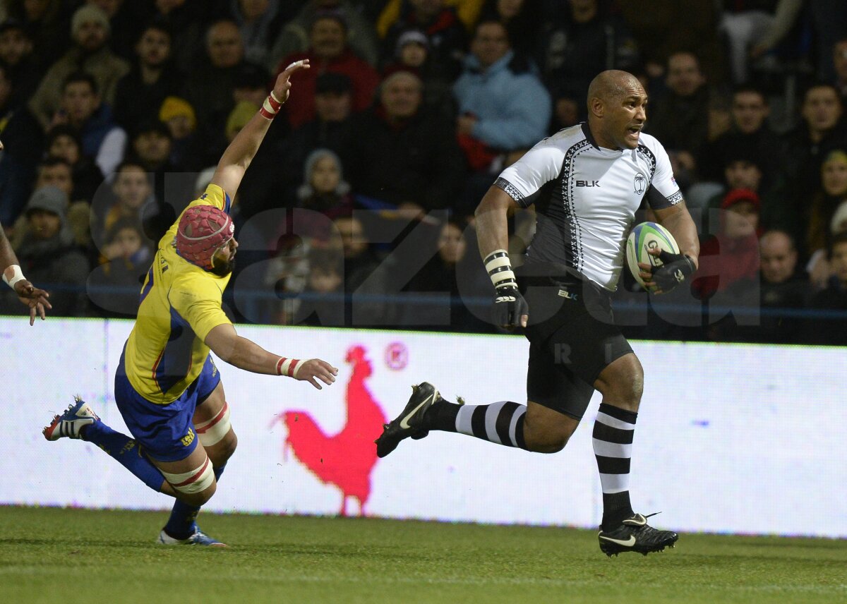 FOTO Primul eşec » Naţionala de rugby a României a fost învinsă de Fiji, 26-7