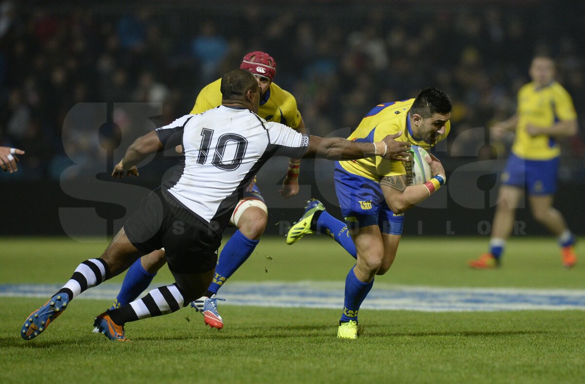 FOTO Primul eşec » Naţionala de rugby a României a fost învinsă de Fiji, 26-7