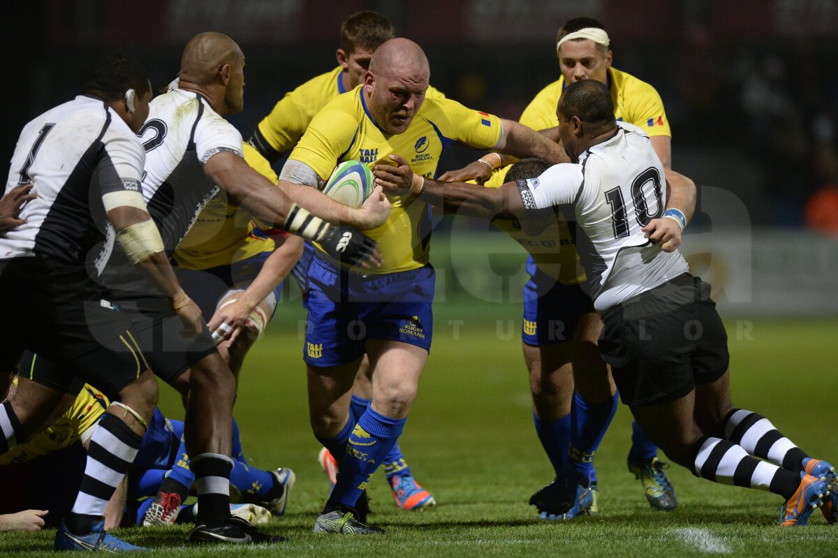 FOTO Primul eşec » Naţionala de rugby a României a fost învinsă de Fiji, 26-7