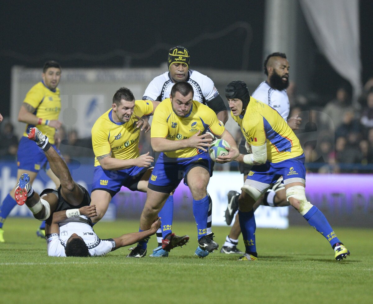 FOTO Primul eşec » Naţionala de rugby a României a fost învinsă de Fiji, 26-7