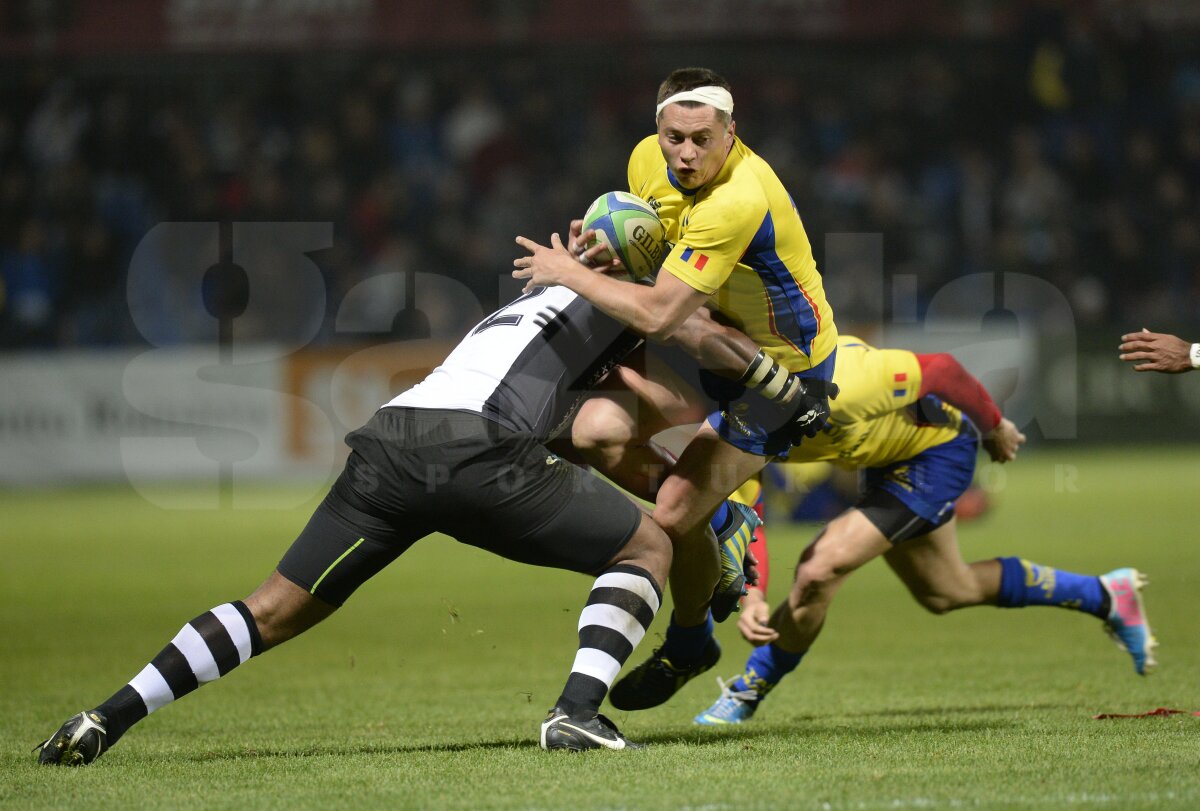 FOTO Primul eşec » Naţionala de rugby a României a fost învinsă de Fiji, 26-7