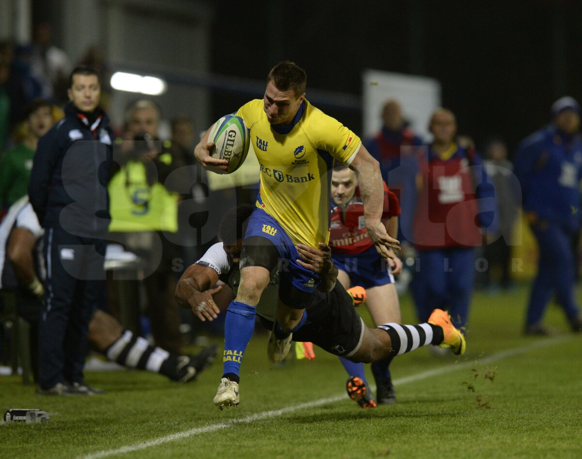 FOTO Primul eşec » Naţionala de rugby a României a fost învinsă de Fiji, 26-7