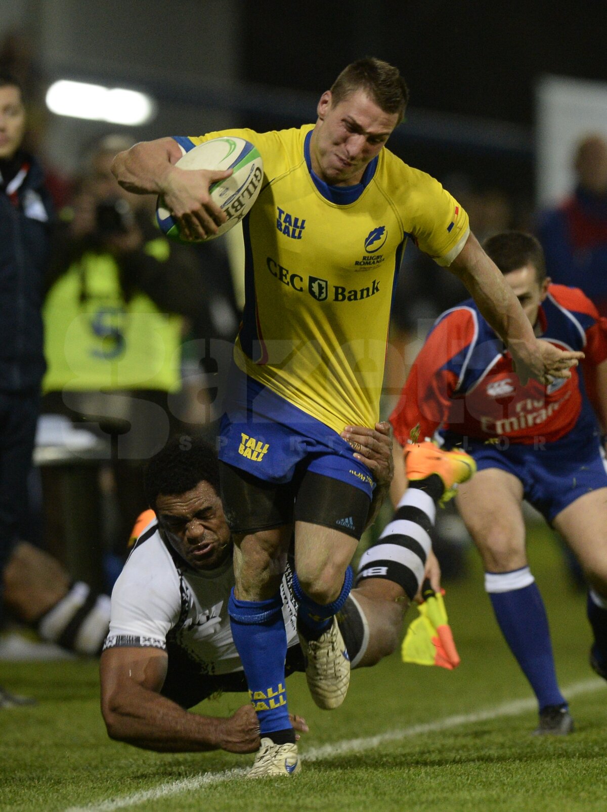 FOTO Primul eşec » Naţionala de rugby a României a fost învinsă de Fiji, 26-7