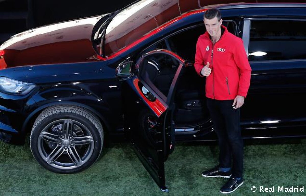 FOTO Super-bolizii jucătorilor Realului » Audi RS6 de 560 de cai pentru Ronaldo! Audi le-a făcut cadou şi maşini pentru copii :D