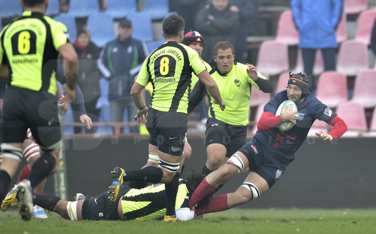 GALERIE FOTO Steaua a cîştigat Cupa României la rugby după o finală cu Ştiinţa Baia Mare, 17-10