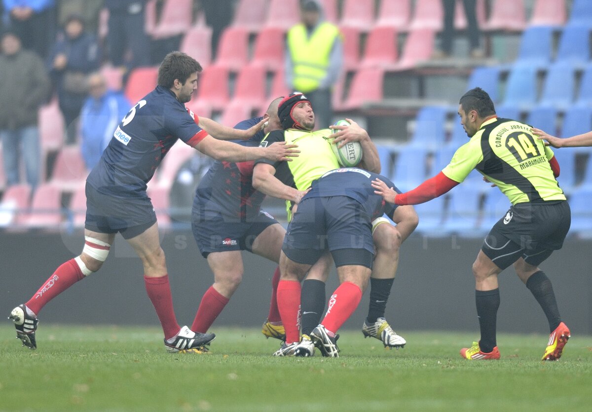 GALERIE FOTO Steaua a cîştigat Cupa României la rugby după o finală cu Ştiinţa Baia Mare, 17-10