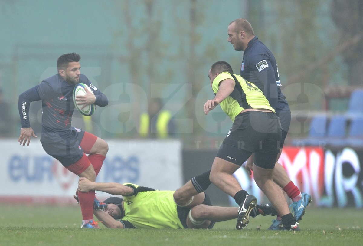 GALERIE FOTO Steaua a cîştigat Cupa României la rugby după o finală cu Ştiinţa Baia Mare, 17-10