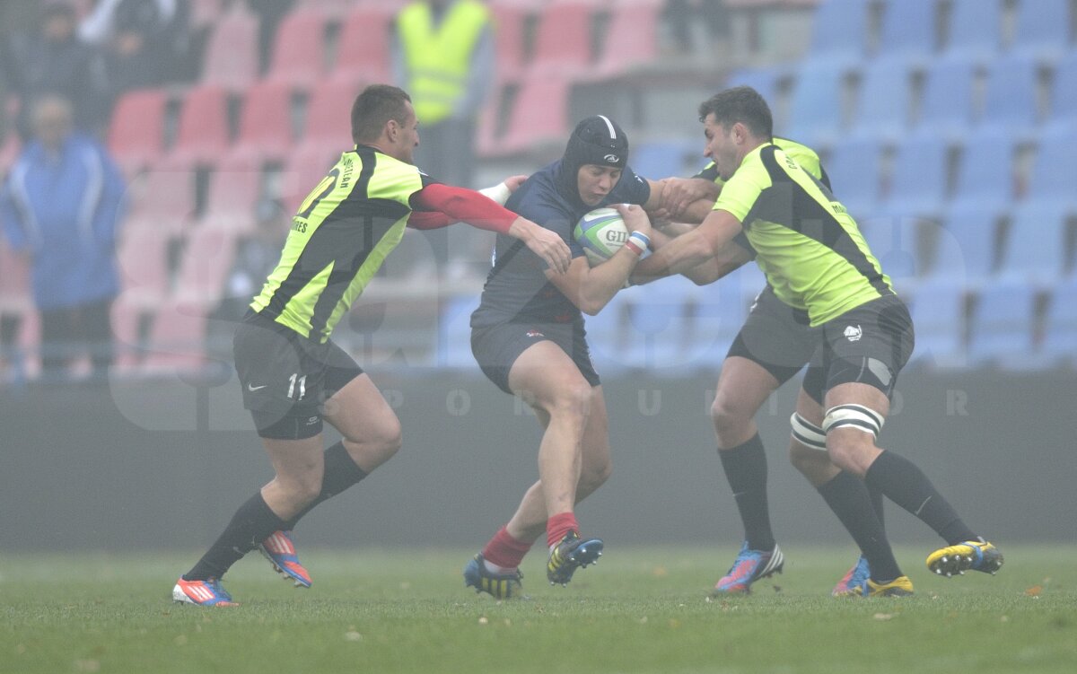 GALERIE FOTO Steaua a cîştigat Cupa României la rugby după o finală cu Ştiinţa Baia Mare, 17-10