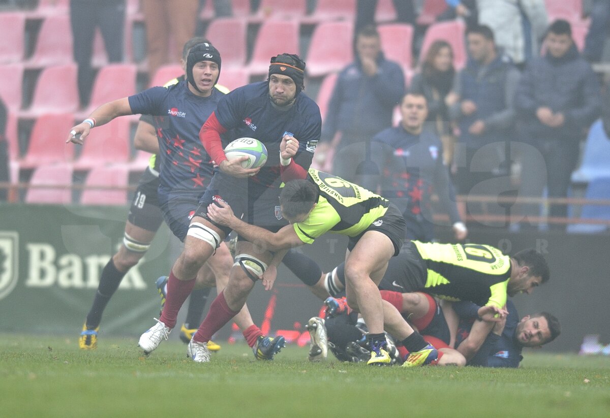 GALERIE FOTO Steaua a cîştigat Cupa României la rugby după o finală cu Ştiinţa Baia Mare, 17-10