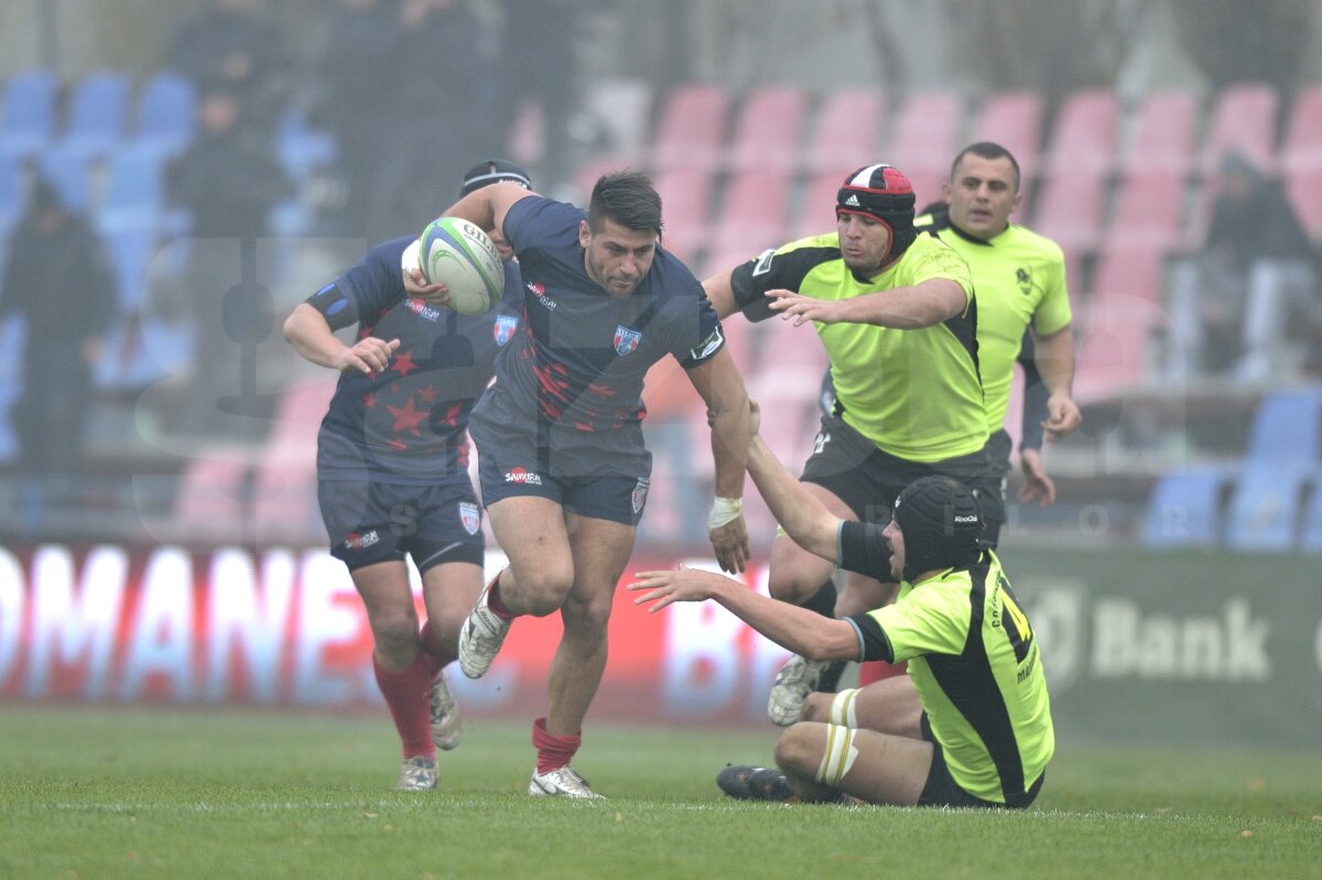 GALERIE FOTO Steaua a cîştigat Cupa României la rugby după o finală cu Ştiinţa Baia Mare, 17-10