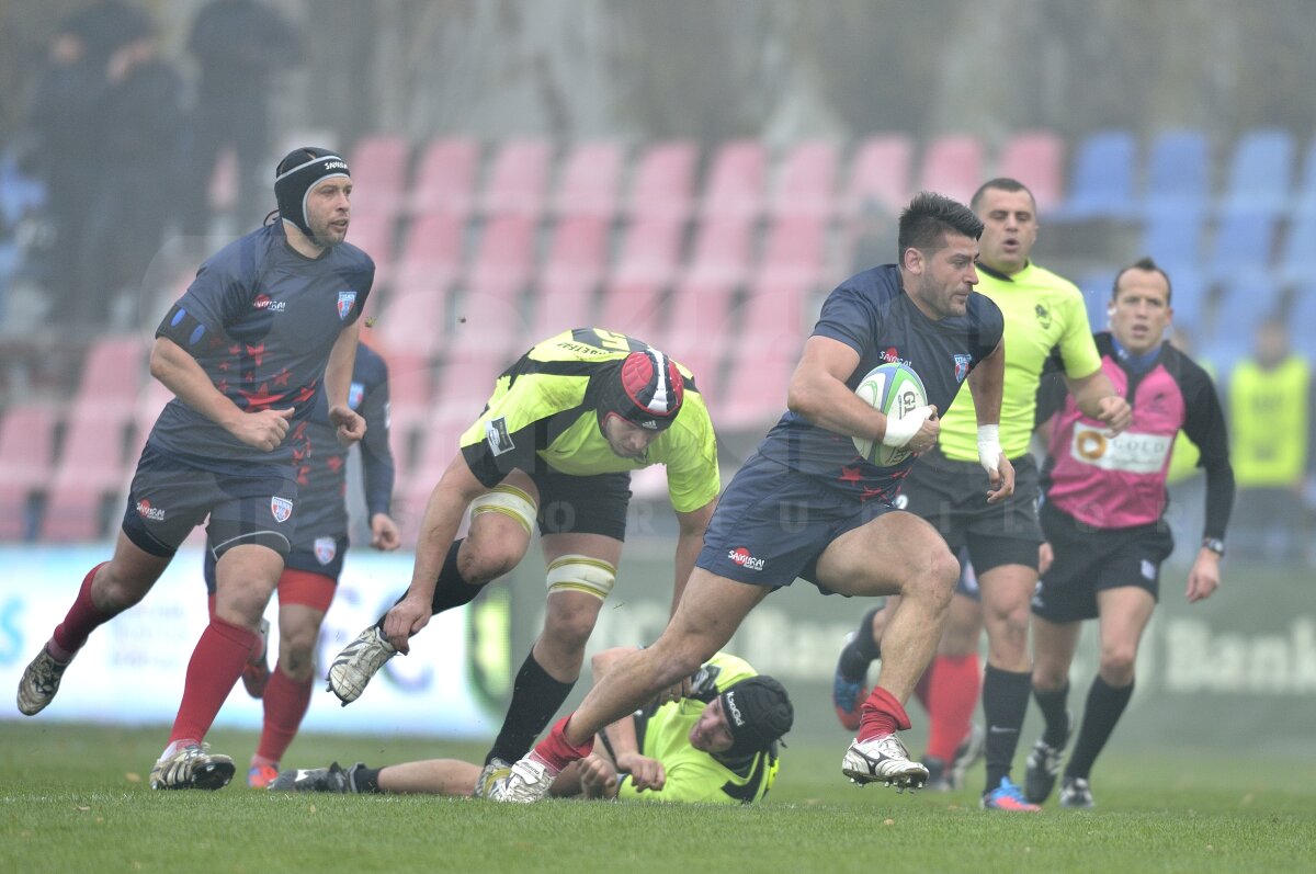 GALERIE FOTO Steaua a cîştigat Cupa României la rugby după o finală cu Ştiinţa Baia Mare, 17-10