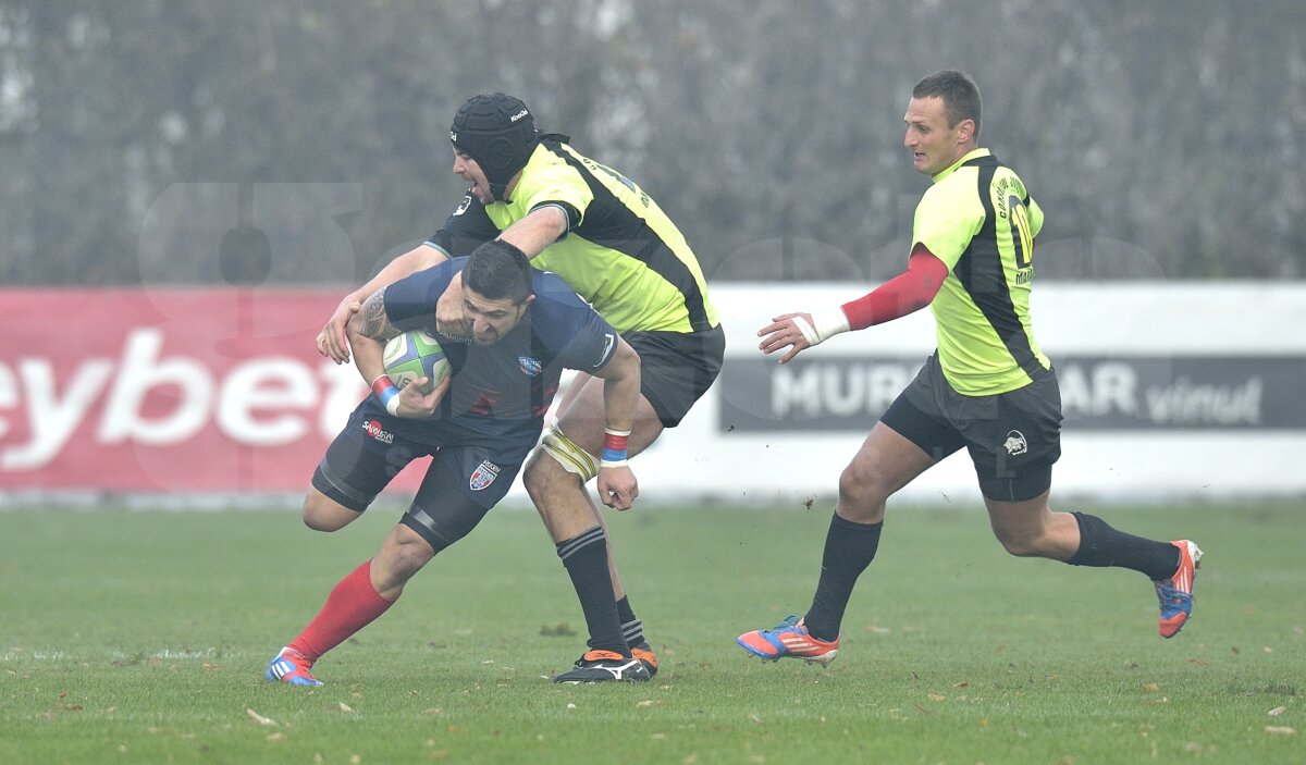 GALERIE FOTO Steaua a cîştigat Cupa României la rugby după o finală cu Ştiinţa Baia Mare, 17-10