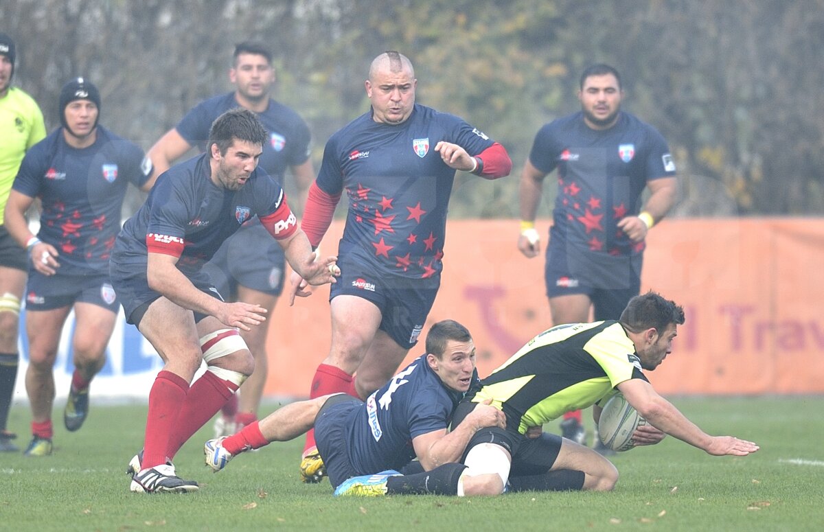 GALERIE FOTO Steaua a cîştigat Cupa României la rugby după o finală cu Ştiinţa Baia Mare, 17-10