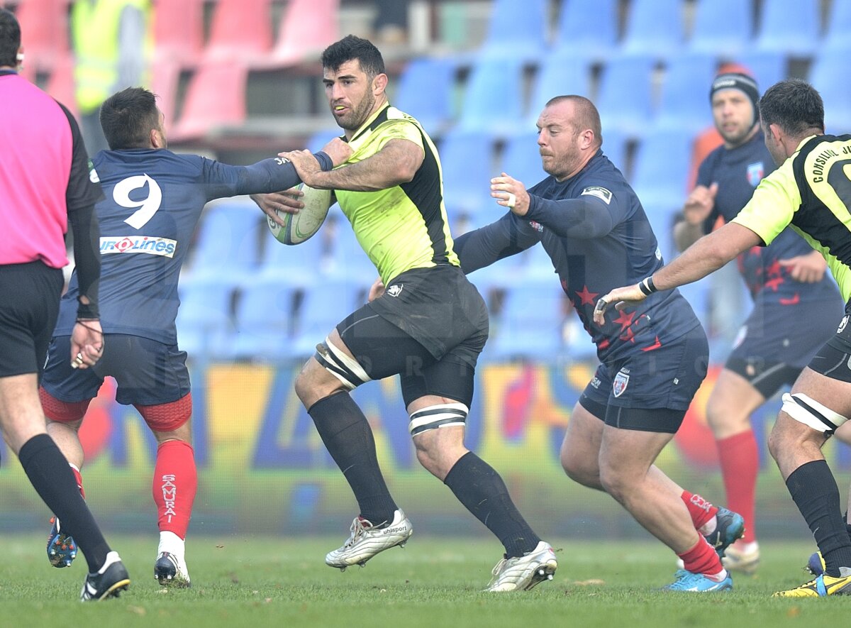 GALERIE FOTO Steaua a cîştigat Cupa României la rugby după o finală cu Ştiinţa Baia Mare, 17-10