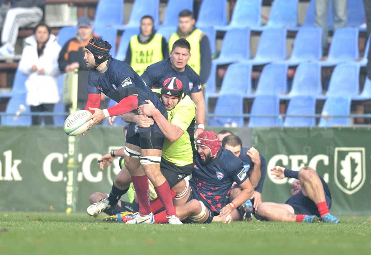 GALERIE FOTO Steaua a cîştigat Cupa României la rugby după o finală cu Ştiinţa Baia Mare, 17-10