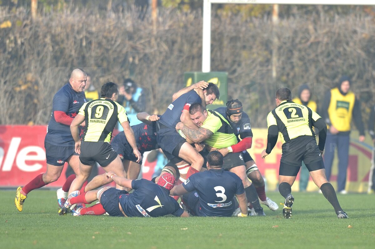 GALERIE FOTO Steaua a cîştigat Cupa României la rugby după o finală cu Ştiinţa Baia Mare, 17-10