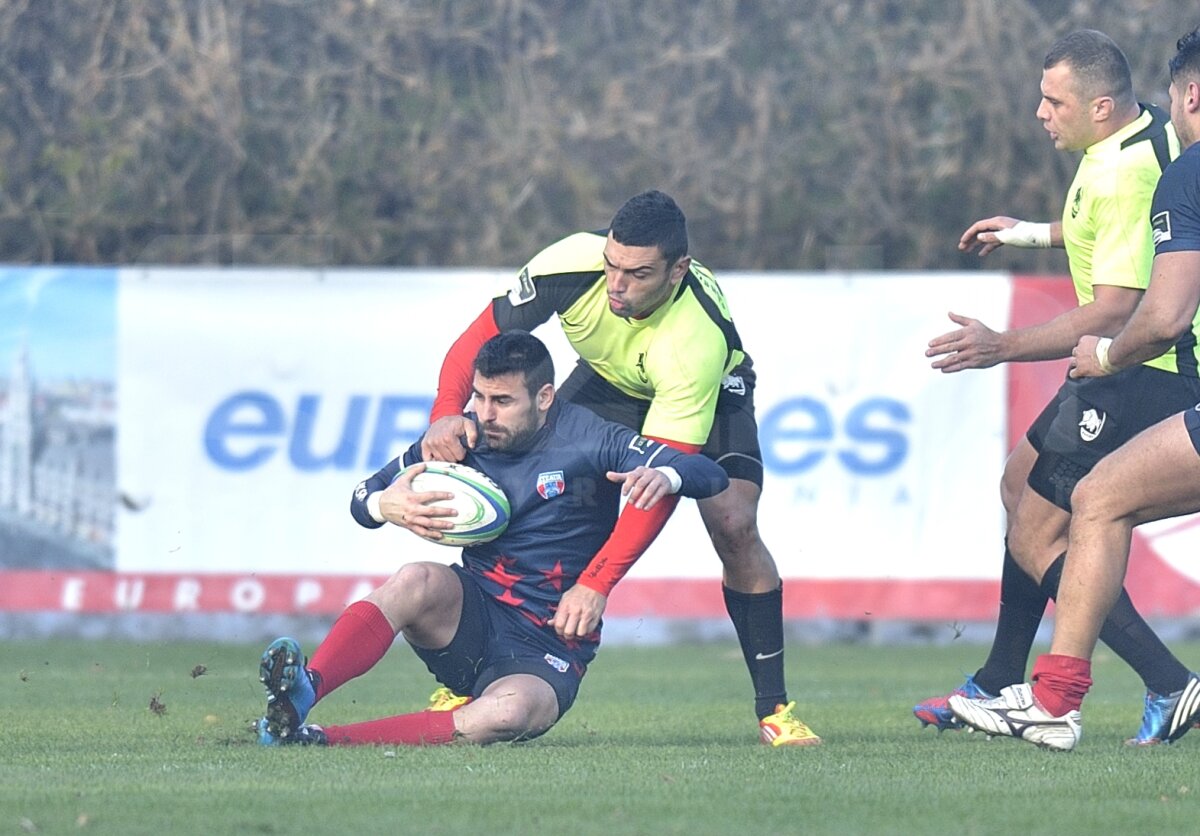 GALERIE FOTO Steaua a cîştigat Cupa României la rugby după o finală cu Ştiinţa Baia Mare, 17-10