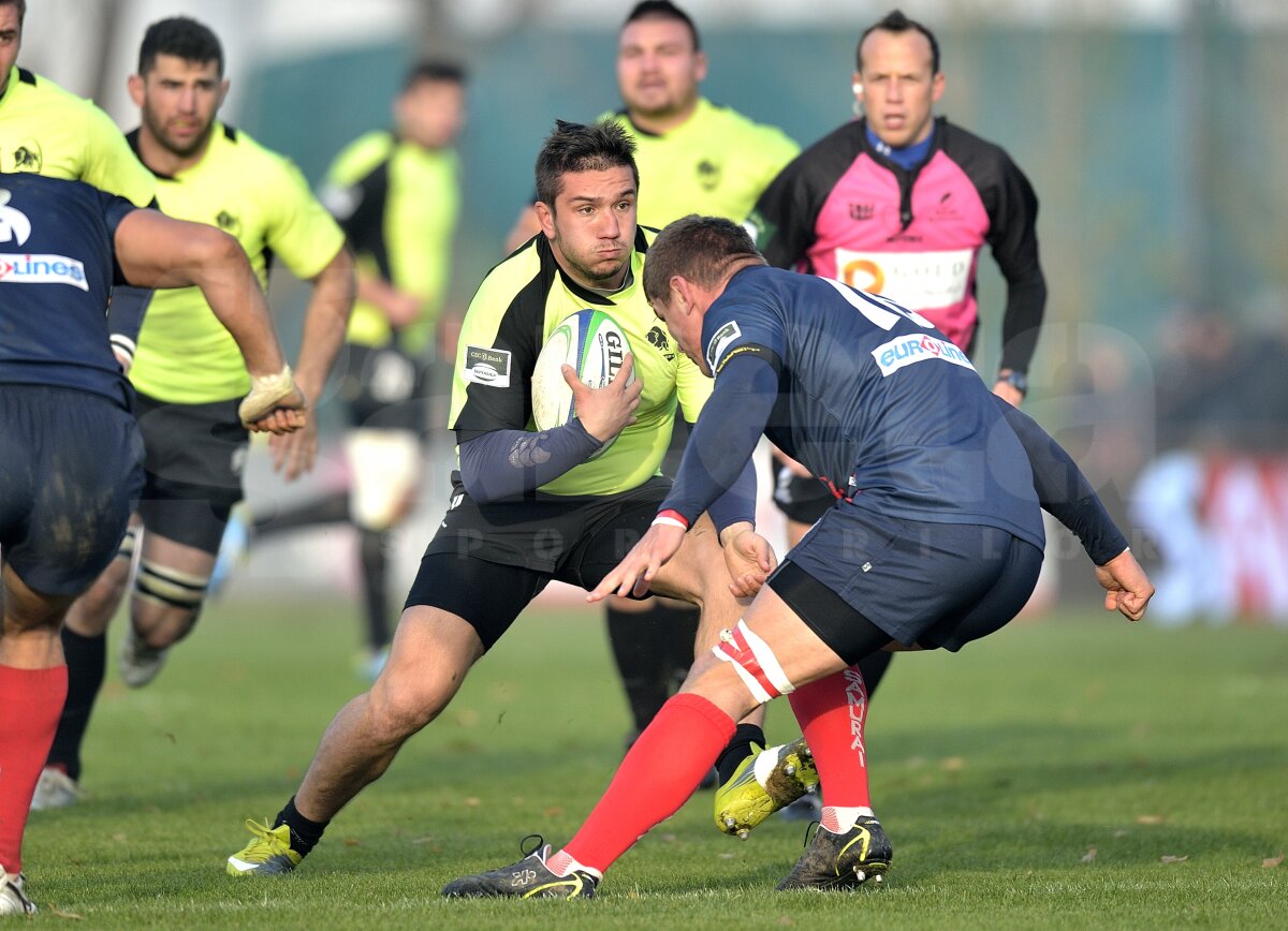 GALERIE FOTO Steaua a cîştigat Cupa României la rugby după o finală cu Ştiinţa Baia Mare, 17-10