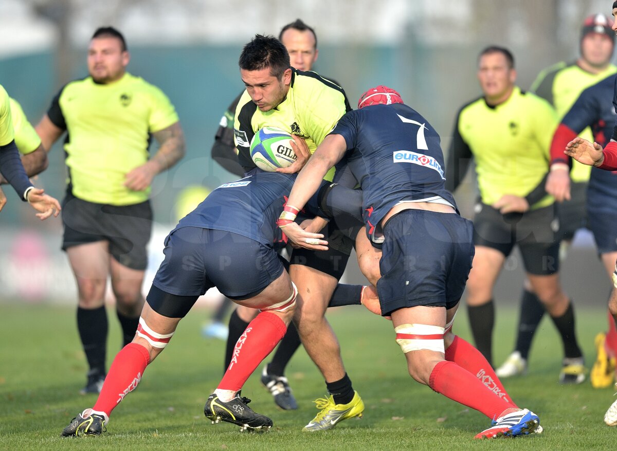 GALERIE FOTO Steaua a cîştigat Cupa României la rugby după o finală cu Ştiinţa Baia Mare, 17-10