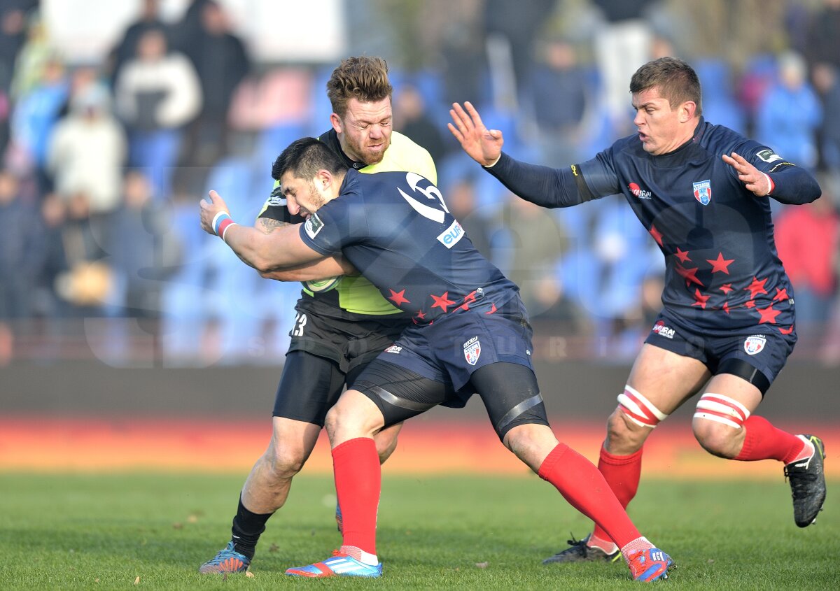 GALERIE FOTO Steaua a cîştigat Cupa României la rugby după o finală cu Ştiinţa Baia Mare, 17-10