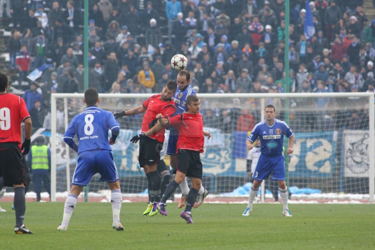 Mai buni şi după reluare » Universitatea Craiova cîştigă cu Motru, 2-0, şi încheie 2013 pe locul 4