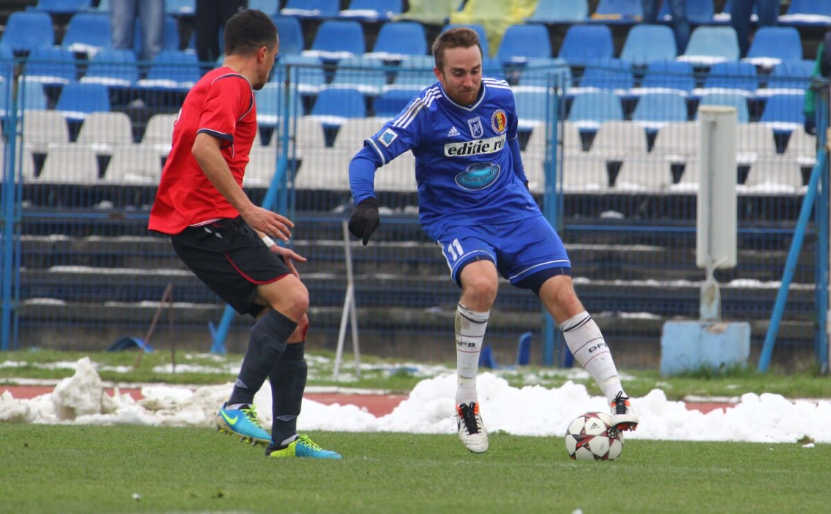 Două goluri în două zile » FC Universitatea a marcat şi duminică şi s-a impus cu 2-0 în meciul cu Motru